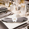 16Pcs Flower Alloy Enamel Napkin Rings AJEW-DC0003-87-5