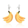 Acrylic & Alloy Dangle Earrings WGEBD91-05-1
