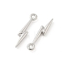 SHEGRACE Brass Lightning Bolt Charms XGR0168P-106P-2