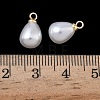 ABS Plastic Pearl Pendants FIND-Z105-03C-01G-3