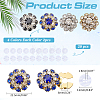 Rhinestone Cufflinks BUTT-ME0001-32-2