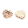 Halloween Theme Rack Plating Luminous Alloy Enamel Pendants ENAM-N056-230G-4