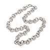 11.5MM 304 Stainless Steel Ring Link Chain Necklaces SA-CBA4160-19P-4