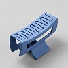 Plastic Claw Hair Clips PHAR-WH0018-29-2