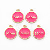 Alloy Enamel Charms ENAM-T016-11A-RS-1