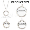 DIY Blank Floating Charm Necklace Making Kit DIY-DR0001-18-2