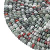 Natural African Bloodstone Beads Strands G-P575-A55-4x2mm-3