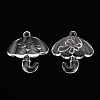 Transparent Acrylic Pendants TACR-T024-01B-205-2