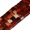 Natural Red Agate(Dyed & Heated) Beads Strands G-T139-6x6-35A-4