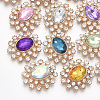 Light Gold Plated Alloy Cabochons RB-S066-05KC-1