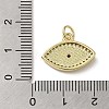 Brass Micro Pave Cubic Zirconia Pendants KK-Q808-21G-3