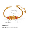 304 Stainless Steel & Cubic Zirconia Link Bracelets WG7FB07-06-1