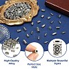 100Pcs 10 Styles Tibetan Style Alloy Beads FIND-YW0012-31-5