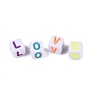 Opaque Acrylic Beads OACR-TAC0007-31-2