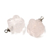 Natural Rose Quartz Pendants GG-CBA487A-01P-03-2