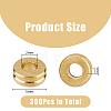 300Pcs Brass Spacer Beads KK-DC0003-59-2