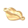 304 Stainless Steel Textured Links Connector Charms STAS-K302-02E-G-2