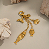 Beach Stainless Steel Pendant Decorations JU0955-3-2