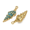 304 Stainless Steel Enamel Pendants STAS-C150-01L-01-2