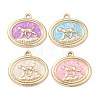Alloy Enamel Pendants FIND-H058-01E-KCG-1
