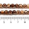 Natural Tibetan 3-Eye dZi Agate Beads Strands G-A240-A01-01-5