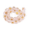 Handmade Gold & Silver Foil Glass Beads FOIL-Q003-01A-2