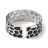 304 Stainless Steel Enamel Open Cuff Rings for Women RJEW-F166-20P-01-3