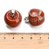 Natural Red Jasper Pendants GG-K002-15E-3