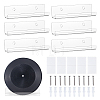 Acrylic Wall Mounted Vinyl Record Storage Holder Rack ODIS-WH0070-03-1