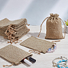 Linen Drawstring Bags ABAG-WH0032-120-4
