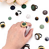 Adjustable Alloy & Iron Bezel Cup Ring Base with Rotatable Tray MAK-T012-01AB-6