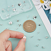 40Pcs 4 Style Brass Cup Pearl Peg Bails Pin Pendants FIND-BBC0001-13S-3