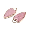 Natural Rhodonite Pendants G-G193-02G-09-2