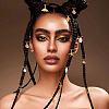 1 Bag Alloy Hair Braid Pendant OHAR-BM0001-06-5