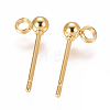 304 Stainless Steel Stud Earring Findings STAS-F227-18E-G-2