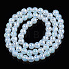 Electroplate Transparent Glass Beads Strands GLAA-T032-T6mm-AB14-3