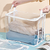 Large Capacity Transparent PVC Plastic Zipper Bags with Handle for Book Storage ABAG-WH0045-92A-4