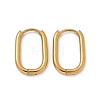 Ion Plating(IP) 304 Stainless Steel Oval Hoop Earrings X-EJEW-M218-02A-G-2