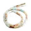 Natural Flower Amazonite Beads Strands G-Q178-A06-01-3