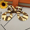 Iron Stud Dangle Earrings WGD53DC-03-1