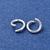 Brass Open Jump Rings KK-G604-08S-22-3