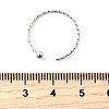 Brass Cuff Ring Settings LS-KK-P337-01P-4