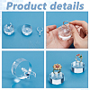 Acrylic Single Ring Display Stands ODIS-WH0099-253-3