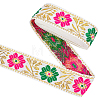 Polyester & Metallic Ribbon OCOR-WH0070-315A-1