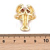Brass Enamel Adjustable Cuff Rings LS-RJEW-C145-02A-G-5