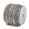 Brass Twisted Ring Link Chains CHC-NH0001-01P-2