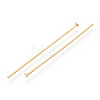 Brass Flat Head Pins KK-G331-11-0.7x40-3