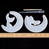 DIY Silicone Moon Molds Kits DIY-TA0008-30-15