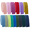 15Rolls 15 Colors Polycotton Ribbon OCOR-PH0036-35-1