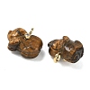 Natural Tiger Eye Carved Pendants GG-CBA105B-03I-G-2